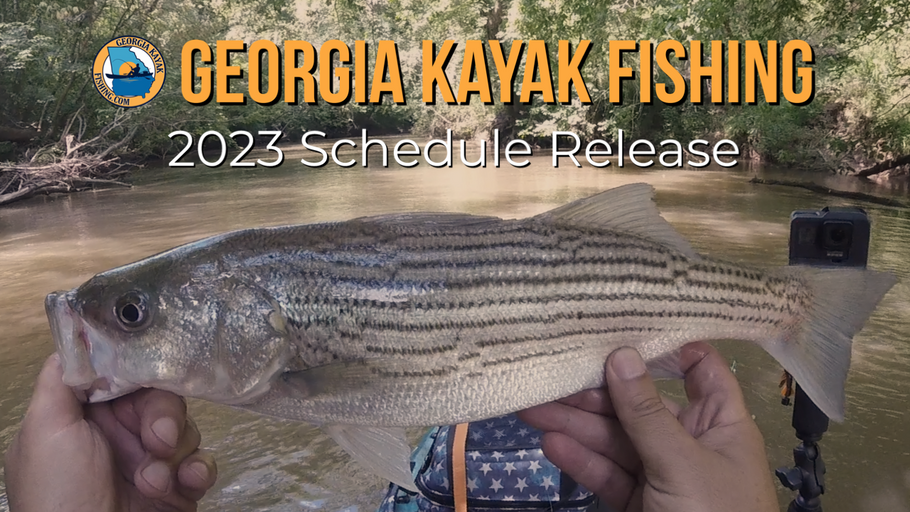 2023 Georgia Kayak Fishing Schedule of Events
